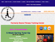 Tablet Screenshot of ozonefitnesstrainingcenter.com